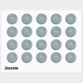 Iriserende Schitterende Mandala Boho Chic Ronde Sticker (Vel)