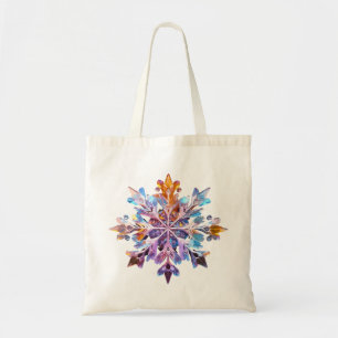 "Iriserende sneeuwvlokken Tote Bag