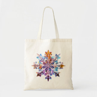 "Iriserende sneeuwvlokken Tote Bag