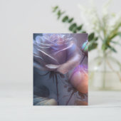 Iriserende soft focus-lichtspectrum-Rozen Briefkaart (Staand voorkant)