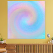 Iriserende Spiraal Canvas Afdruk (Insitu (Woonkamer))