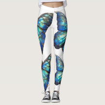 Iriserende vlinders op wit