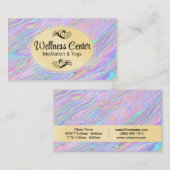 Iriserende Vloeistof Visitekaartje (Voorkant / Achterkant)