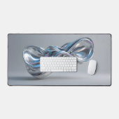 iriserende vloeistofvormen bureaumat (Keyboard & Muis)