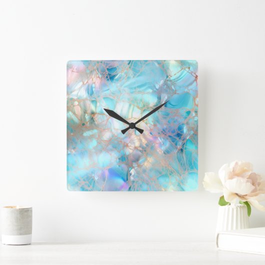 Iriserende wandklok (Huis)