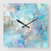 Iriserende wandklok (Voorkant)