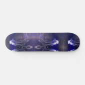 Iriserende witte kwal, 7 3/4 "Skateboard Deck Persoonlijk Skateboard (Horizontaal)