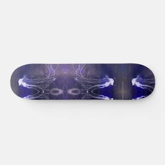 Iriserende witte kwal, 7 3/4 "Skateboard Deck Persoonlijk Skateboard (Horizontaal)