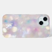 iriserende zachte bokeh w / Initiaal Case-Mate iPhone Case (Achterkant (horizontaal))