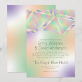 Iriserende zachte pastel Pareltjes geïnspireerd br Kaart (Voorkant / Achterkant)