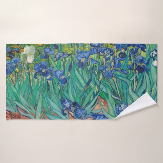 Irises, 1889 badhanddoek (Badhanddoek)