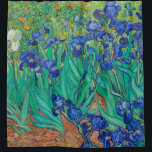 Irises, 1889 by Vincent van Gogh Douchegordijn<br><div class="desc">Irises,  1889 by Vincent van Gogh. Vincent Willem van Gogh was a Dutch post impressionist painter who posthumously became one of the most famous and invloeential figures in the history of Western art.</div>