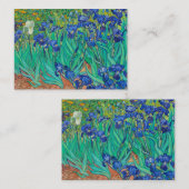 Irises, 1889 by Vincent van Gogh Notitiekaartje (Voorkant / Achterkant)