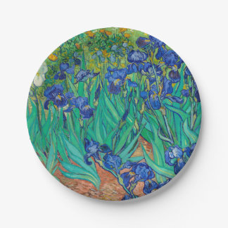 Irises, 1889 by Vincent van Gogh Papieren Bordje