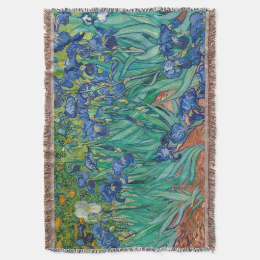 Irises, 1889 deken (Voorkant Verticaal)