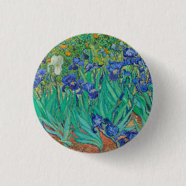 "IRISES 1889" DOOR VINCENT Van Gogh BADGE Ronde Button 3,2 Cm