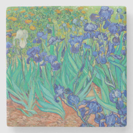 "IRISES 1889" DOOR VINCENT Van Gogh STONE ONDERZET Stenen Onderzetter