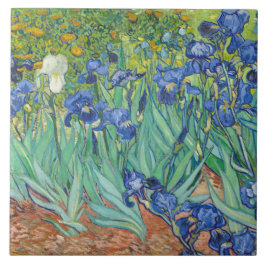 Irises (1889)  Kunst van Vincent Van Gogh Tegeltje