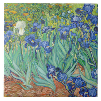 Irises (1889)  Kunst van Vincent Van Gogh Tegeltje