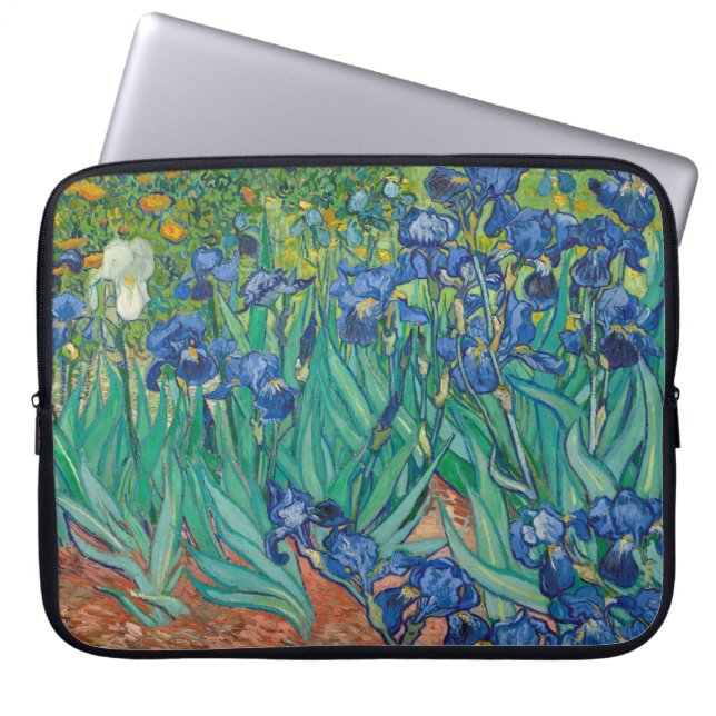 Irises, 1889 laptop sleeve (Voorkant)