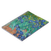 Irises, 1889 notitieboek (Linkerzijde)