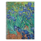 Irises, 1889 notitieboek (Voorkant)