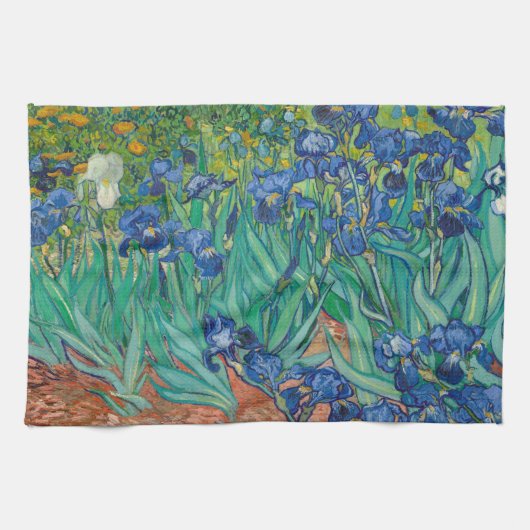 Irises, 1889 theedoek (Horizontaal)