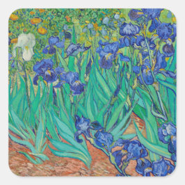 "IRISES 1889" VAN VINCENT Van Gogh STICKER