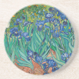 Irises, 1889 zandsteen onderzetter