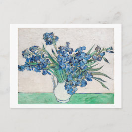 "IRISES" 1890 VAN VINCENT VAN GOGH BRIEFKAART
