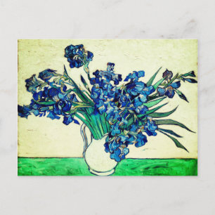 Irises (1890) van Vincent Van Gogh Briefkaart