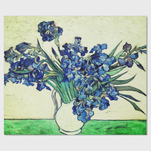 Irises (1890) van Vincent Van Gogh Cadeaupapier (Vlak)