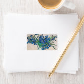 Irises, 1890, van Vincent van Gogh Etiket (Insitu)