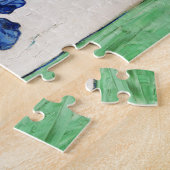 Irises (1890) van Vincent Van Gogh Legpuzzel (Zijkant)