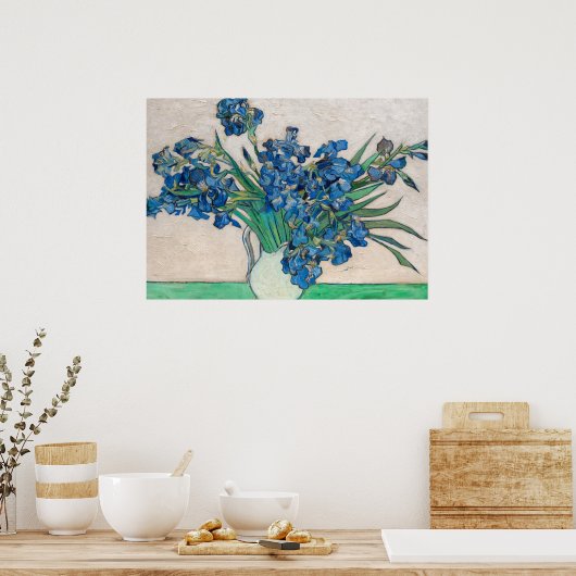 Irises, 1890, van Vincent van Gogh Poster (Keuken)