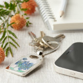 Irises (1890) van Vincent Van Gogh Sleutelhanger (Zijkant)