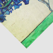  Irises (1890) van Vincent Van Gogh  Tissuepapier (Detail)