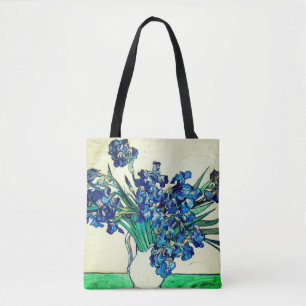 Irises (1890) van Vincent Van Gogh Tote Bag