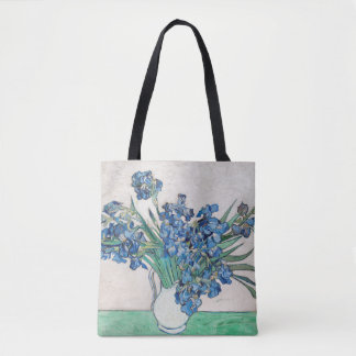 Irises (1890) van Vincent Van Gogh Tote Bag