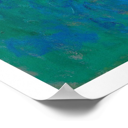 "IRISES 1914-1917" CLAUDE MONET POSTER (Hoek)