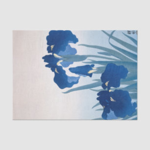 Irises, 1936, ingediend door Ohara Koson Tissuepapier