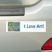 Irises 2 van Vincent Van Gogh Bumpersticker (Op auto)