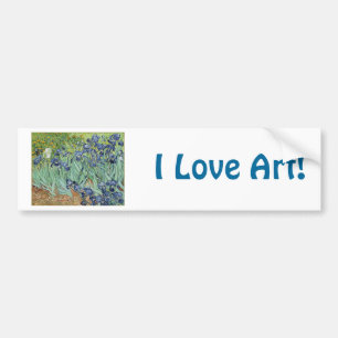Irises 2 van Vincent Van Gogh Bumpersticker