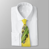 Irises against Yellow Background Van Gogh Fine Art Stropdas (Gebonden)