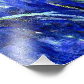 Irises, beroemd bloemschilderij van Claude Monet Foto Afdruk (Hoek)