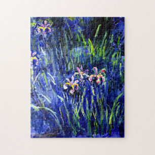 Irises, beroemd kunstschilderij van Monet Legpuzzel