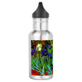 Irises, beroemd schilderij van Vincent van Gogh Waterfles (Links)