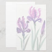 Irises Briefpapier (Voorkant / Achterkant)
