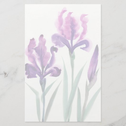 Irises Briefpapier (Voorkant)