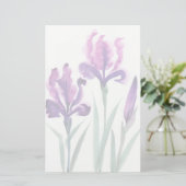 Irises Briefpapier (Staand voorkant)
